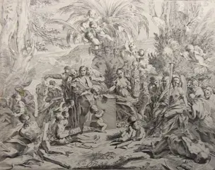 François Collignon (1609 ca. 1687 ca.), da Pietro Testa (1612-1650) - Allegoria della pittura