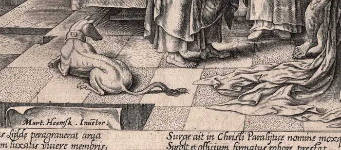 Maarten van Heemskerck e Philippe Galle - San Pietro fa il miracolo di Enea