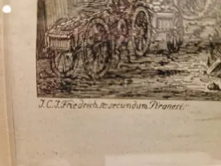 Johan Christian Jacob Friedrich (1746 - 1813)after Piranesi - Veduta del ponte e Castello Sant' Angelo