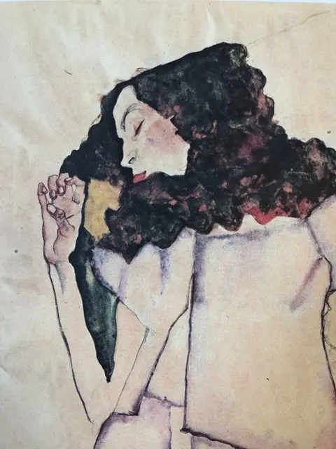 Egon Schiele (1890-1918), (after) - Schlafendes Mädchen