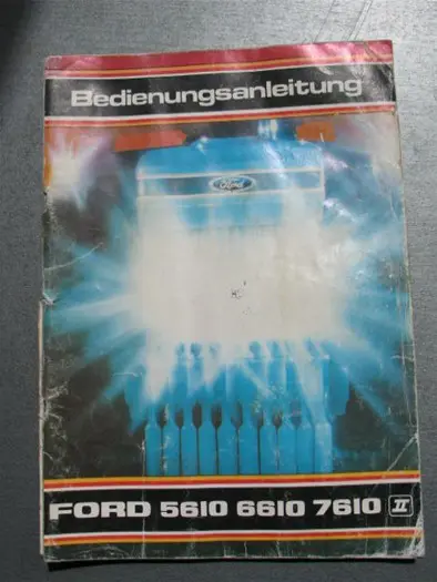 Manual Ford 5610/6610/7610II