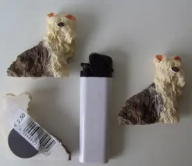 MAGNEETJES HONDEN BOBTAIL, 6 STUKS NIEUW