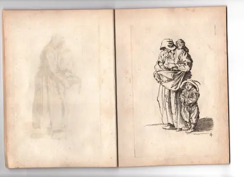 Jacques Callot (Nancy 1594-1635) - Serie completa I Mendicanti, 24 tavola - Da Les Gueux , XVIII sec