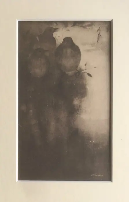 Jan Mankes (1889-1920) (after) - Lijsters in avondstemming