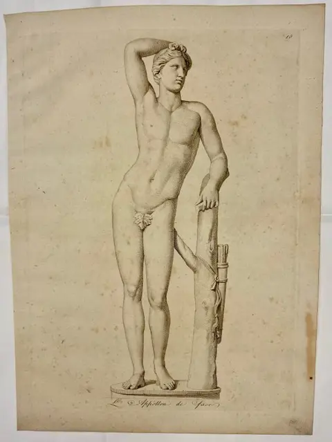 Giovanni Volpato (1735-1803), Raffaello Morghen (1768-1833) - "L'Appollon de Face"