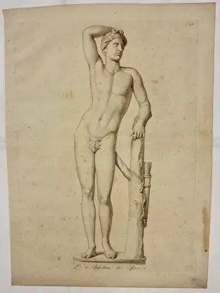 Giovanni Volpato (1735-1803), Raffaello Morghen (1768-1833) - "L'Appollon de Face"