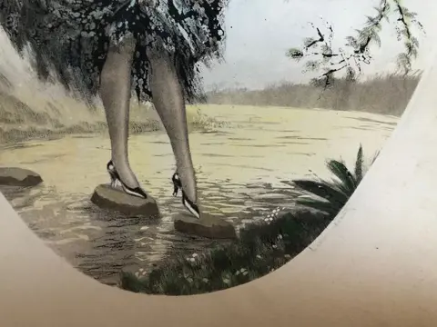 Louis Icart (1888-1950) - Walking on Water