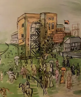 Raoul Dufy (1877-1953), d'après - Hippodrome Ascot