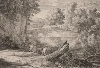 Herman Van Swanevelt (1600-1655) - The rest on the flight into Egypt