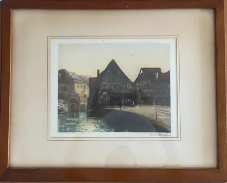 Louis-Etienne Dauphin (1885-1926) - rivière et village