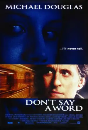 DON ' T SAY A WORD filmposter.