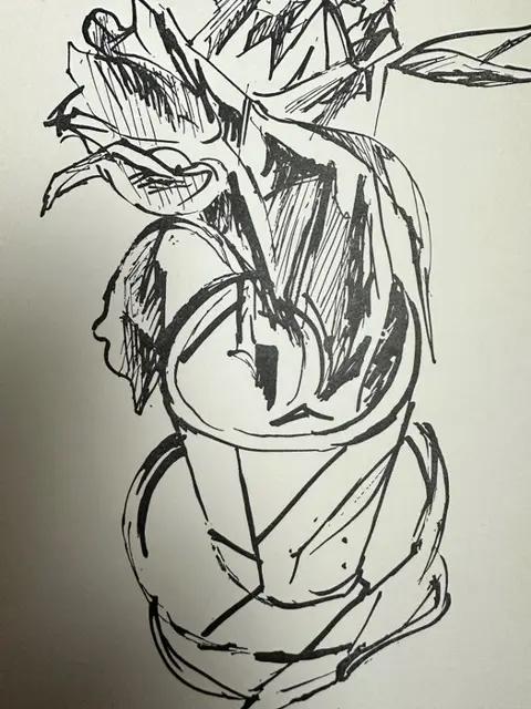 Jacques Villon (1875-1963), d'après - Vase de roses