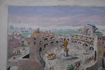 Georg Balthasar Probst (1732-1801), uitgever - L'Amphitheatre de Rome, sixieme miracle du Monde