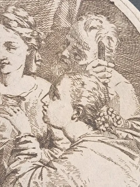 Antonio Maria Lunghi (1685-1757), da Lorenzo Pasinelli - "Nozze mistiche di Santa Caterina"