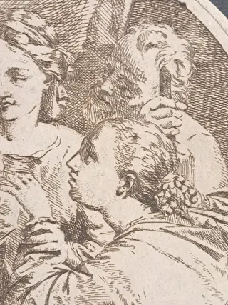 Antonio Maria Lunghi (1685-1757), da Lorenzo Pasinelli - "Nozze mistiche di Santa Caterina"