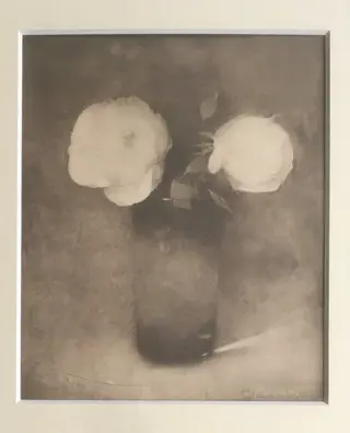 Jan Mankes (1889-1920), naar - Twee roosjes in glas