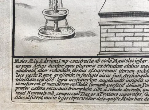 Lauro Giacomo (XVII) - "Castel S.Angelo in Roma"