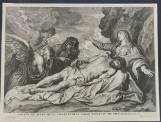 Schelte Adamsz. Bolswert (alias Scheltius À Bolswert) (c1586–1659) after Van Dyck - Il Lamento