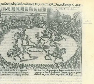 Anoniem (17e eeuw) - De executie van Salcedo in Parijs in 1582