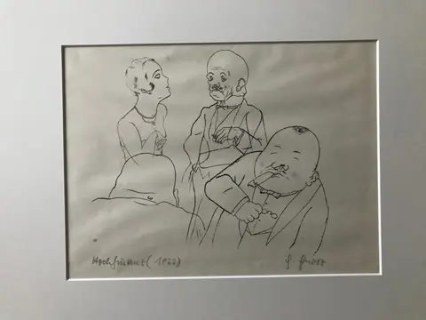 George Grosz (1893-1959) - Orig. Blätter aus der Mappe Ecce Homo-Malik Verlag (2)