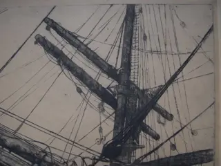 A.P. Derkzen van Angeren (XX) - Bows with figureheads on two yachts