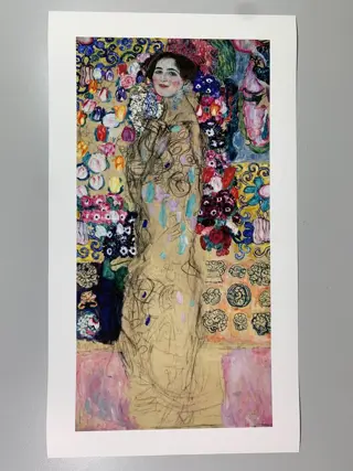Gustav Klimt (1862-1918), after - Portret van een vrouw