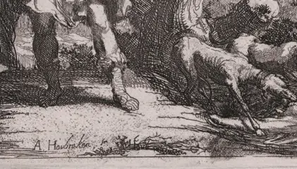 Arnold Houbraken (1660-1719) - A naked female figure as the personification of perfection,