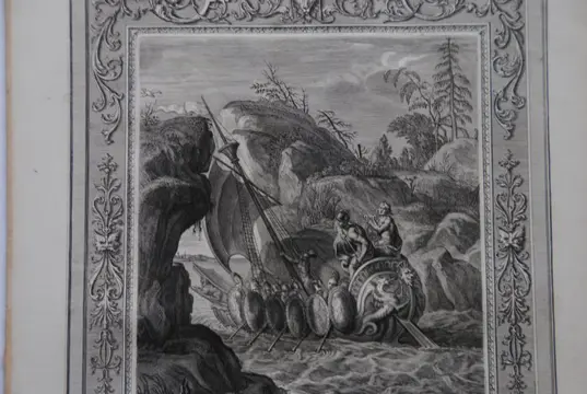 Bernard Picart (1673-1733) - Passage des Argonatues À Travers les Symplegades, Ou les Cyanées