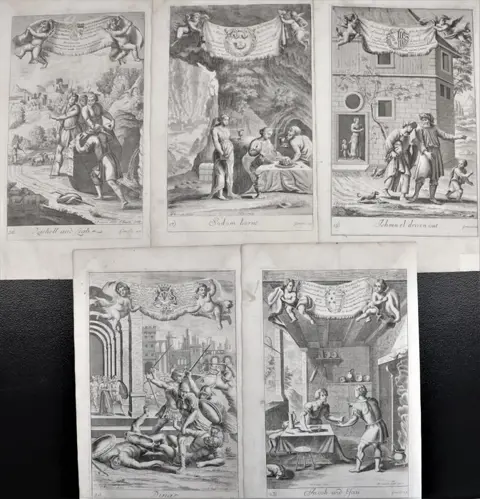 Blome, Richard - Collection of 26 BiblicalEngravings