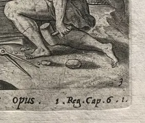 Marten De Vos (1532-1603) - "Il Tempio di Salomone" Originale