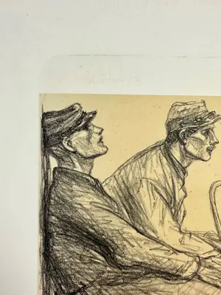 Théophile Alexandre Steinlen (1859-1923) - Convalescents (1915)