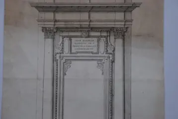 Ladislaus Rupp (1793 - 1854) - Prospetto interno della Porta Maggiore del Duomo