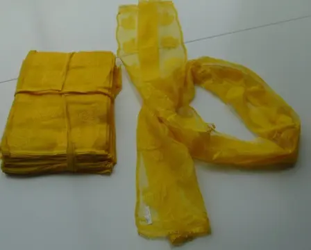 SJAALS, HAARBAND GEEL NIEUW