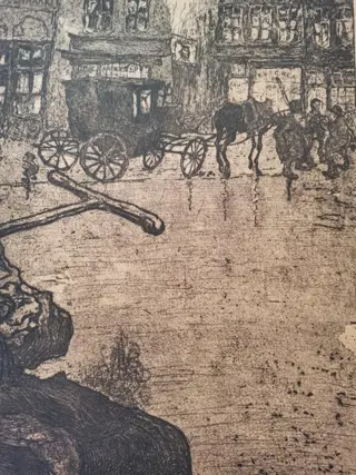 Jules De Bruycker (1870 - 1945) - Marchande de bric a brac