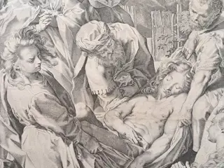 Federico Barocci (1535-1612); Raffaello Guidi (1540-1613) - "Deposizione di Cristo nel sepolcro" - Large