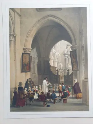 Louis Haghe (1806-1885), after - Scenes in interiors of famous buildings in Belgium and Germany (3)