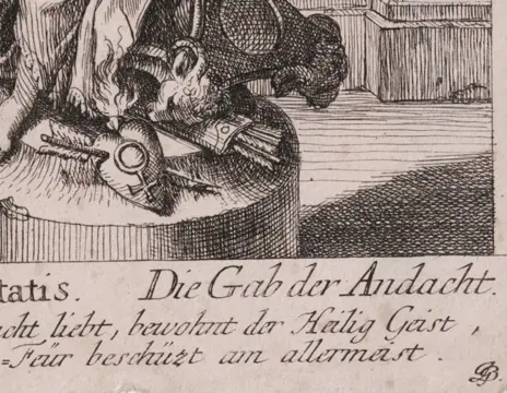 Johann Georg Bergmuller (1688-1762) - The Seven Gifts of the Holy Spirit: The Gift of Worship.