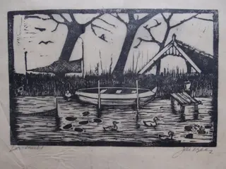 Jac de Beer (1888-1946) - Martinitoren Groningen, Loosdrecht, Loenen