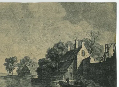 naar Jan van Goyen (1596-1656) - The Evening