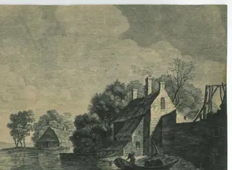 naar Jan van Goyen (1596-1656) - The Evening