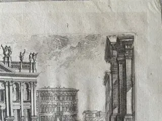 Giovanni Battista Piranesi (1720-1778) - Veduta di S. Giovanni in Laterano 1745