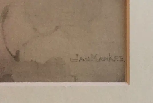 Jan Mankes (1889-1920), after - Roofvogeltje op tak