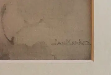 Jan Mankes (1889-1920), after - Roofvogeltje op tak