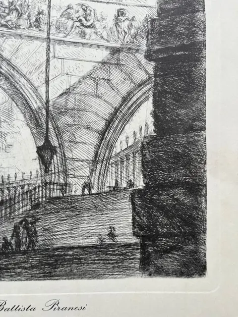 D'apres Giovanni Battista Piranesi (1720 - 1778) - Les Prisons