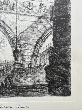 D'apres Giovanni Battista Piranesi (1720 - 1778) - Les Prisons