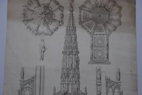 Giuseppe Bramati (1795-1871) - Guglia dell' Architetto Pestagalli