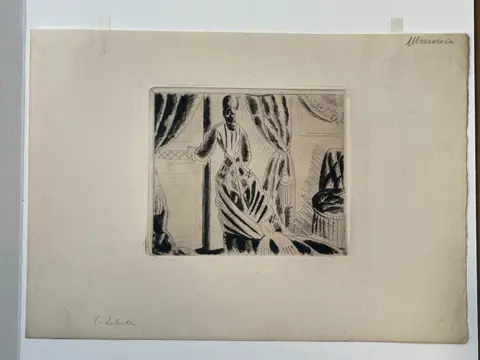 Chas Laborde (1886-1941) - Woman at a Window