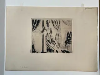 Chas Laborde (1886-1941) - Woman at a Window