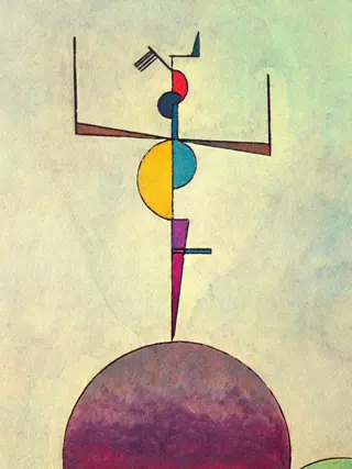 Wassily Kandinsky (1866-1944) - Les deux rayons noirs