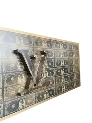 AmsterdamArts - Louis Vuittonx American dollar black & gold